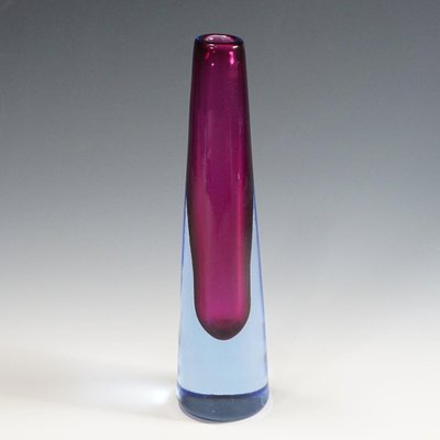 Vintage Murano Submerged Glass Vase by Salviati & Co., 1960s-KJP-1149410