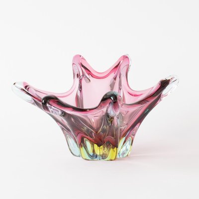 Vintage Murano Summerso Glass Bowl from Fratelli Toso, 1960s-IXK-1359344