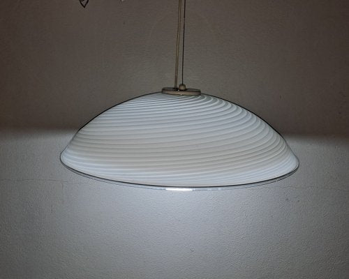 Vintage Murano Swirl Ceiling Light, 1960s-HIT-1427868