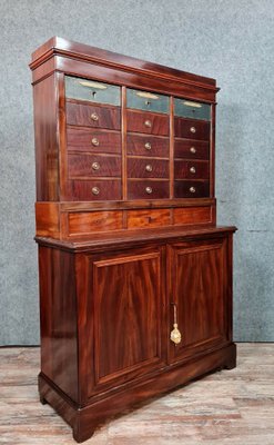 Vintage Napoleon III Cabinet in Mahogany-MWB-1771077