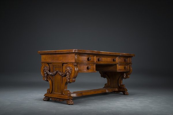 Vintage Neo-Renaissance Desk, 1920s-ZZH-1725115