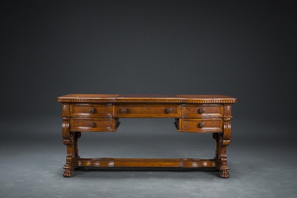 Vintage Neo-Renaissance Desk, 1920s-ZZH-1725115