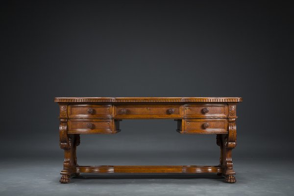 Vintage Neo-Renaissance Desk, 1920s-ZZH-1725115