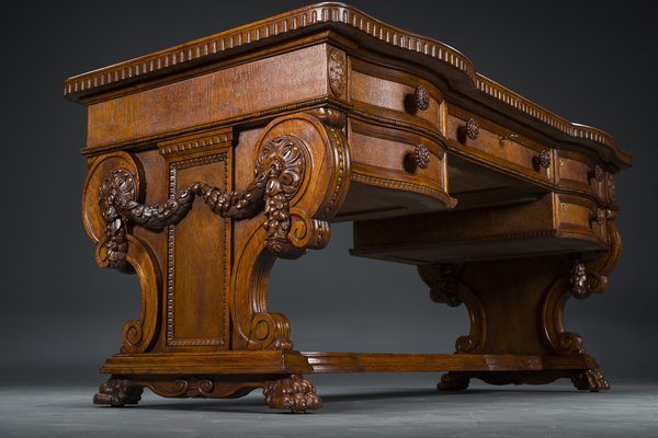 Vintage Neo-Renaissance Desk, 1920s-ZZH-1725115