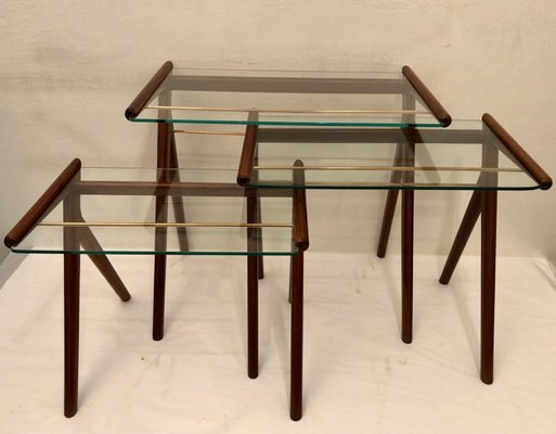 Vintage Nesting Tables, 1950s, Set of 3-IGT-556534