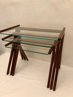 Vintage Nesting Tables, 1950s, Set of 3-IGT-556534