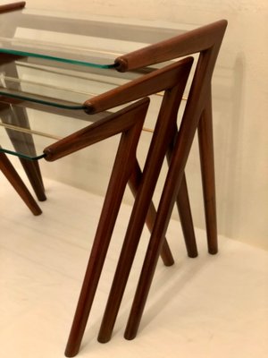 Vintage Nesting Tables, 1950s, Set of 3-IGT-556534