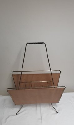 Vintage Newspaper Stands in Brass, 1970s-HOI-1805310