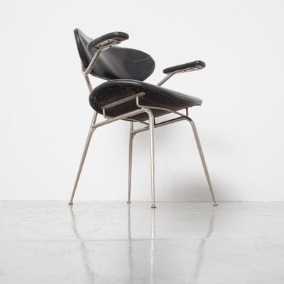 Vintage Nickel Plated Chair, 1950s-JC-1425490