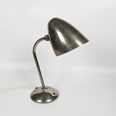 Vintage Nickel Plated Table Lamp by Franta Anýž, 1930s-TLV-1776341