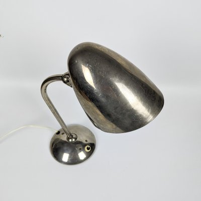 Vintage Nickel Plated Table Lamp by Franta Anýž, 1930s-TLV-1776341