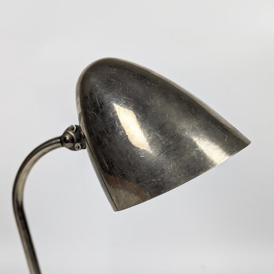 Vintage Nickel Plated Table Lamp by Franta Anýž, 1930s-TLV-1776341