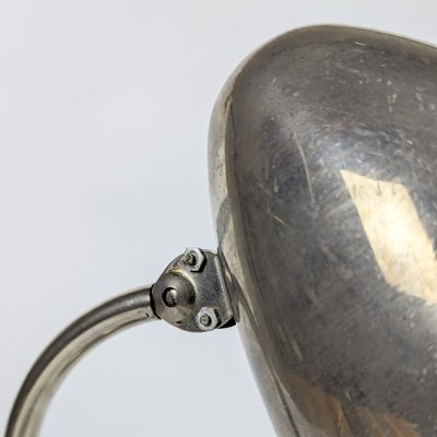 Vintage Nickel Plated Table Lamp by Franta Anýž, 1930s-TLV-1776341