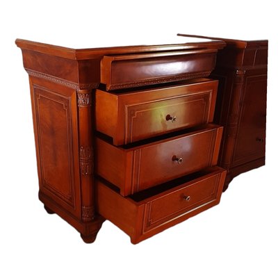 Vintage Nightstand in Mahogany, Set of 2-TCS-1348037