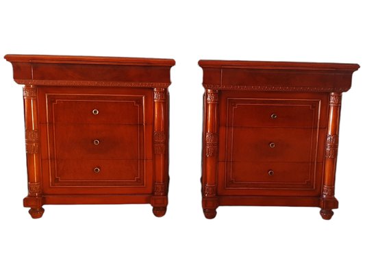 Vintage Nightstand in Mahogany, Set of 2-TCS-1348037