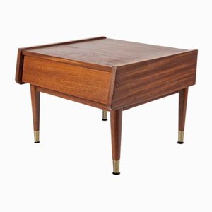 Vintage Nightstand in Teak with Drawer, Denmark, 1960s-AXJ-2020579