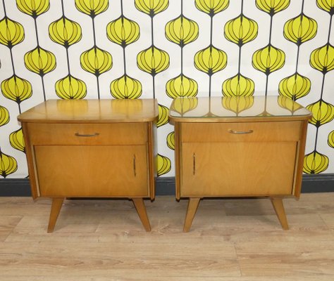 Vintage Nightstands, 1950s, Set of 2-AFE-1793597