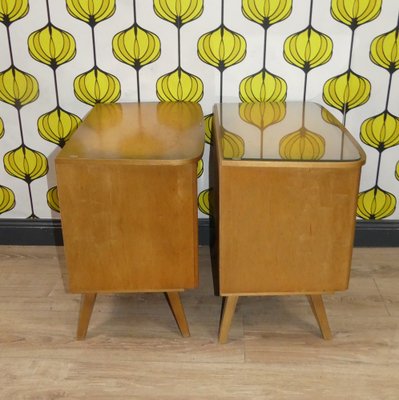 Vintage Nightstands, 1950s, Set of 2-AFE-1793597