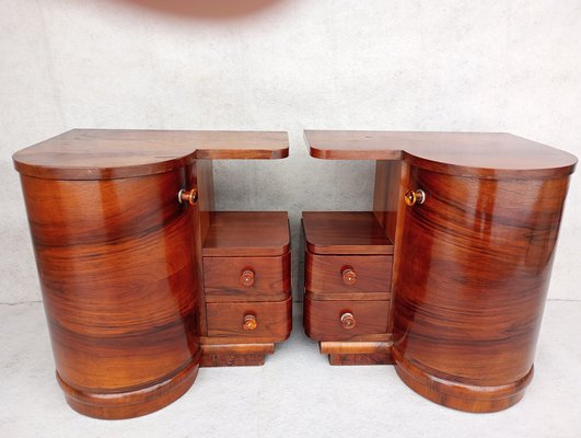 Vintage Nightstands from Up Závody, 1940s, Set of 2-VIC-1776776