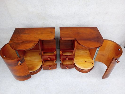 Vintage Nightstands from Up Závody, 1940s, Set of 2-VIC-1776776