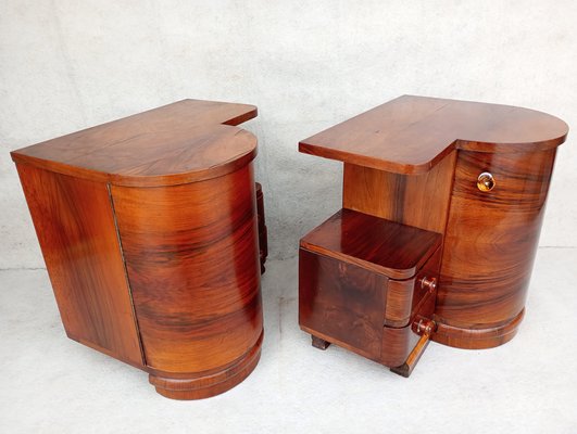 Vintage Nightstands from Up Závody, 1940s, Set of 2-VIC-1776776