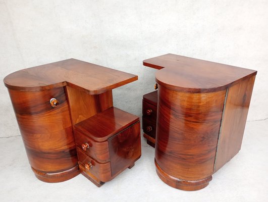 Vintage Nightstands from Up Závody, 1940s, Set of 2-VIC-1776776