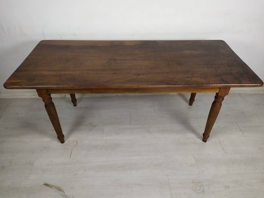 Vintage Noyer Farm Table-EAD-1789911