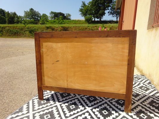 Vintage Oak and Veneer Sideboard with Gold Handles, 1950s-ABK-2032335