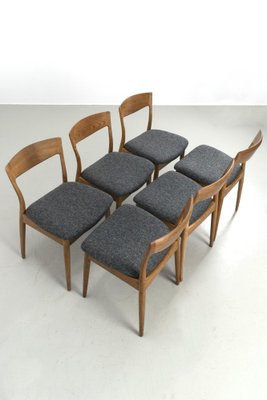 Vintage Oak Chairs, Set of 6-OKG-1801665