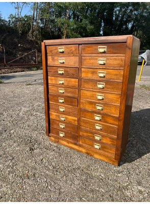 Vintage Oak Dresser, 1940s-LAM-1770457