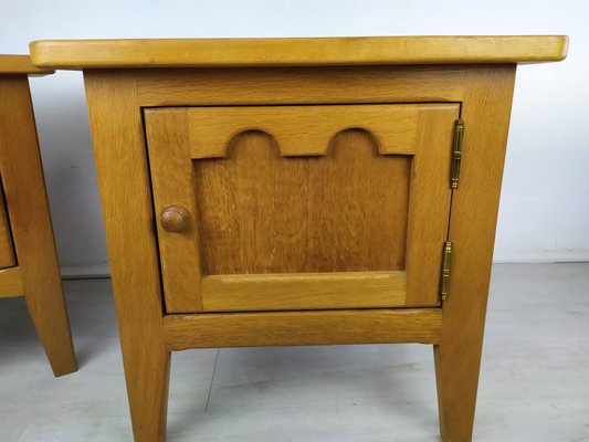 Vintage Oak Nightstands, Set of 2-EAD-1060312