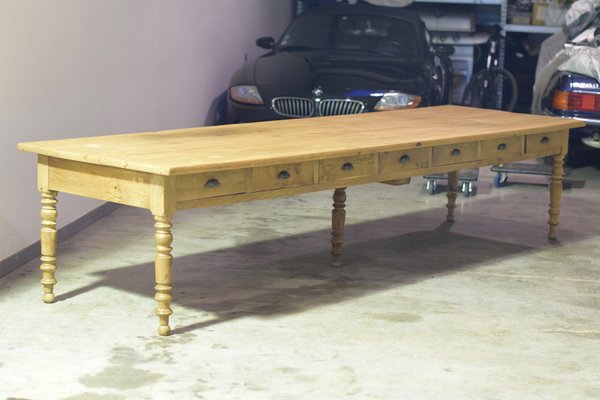 Vintage Oak Passing Table, 1950s-LA-1802230