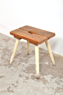 Vintage Oak Stool, 1940s-AOX-1822874