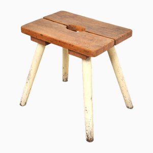 Vintage Oak Stool, 1940s-AOX-1822874