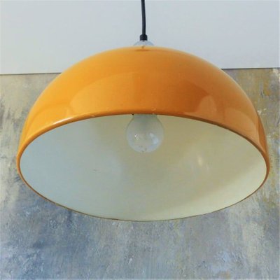 Vintage Ocher Yellow Ceiling Lamp-WK-722133