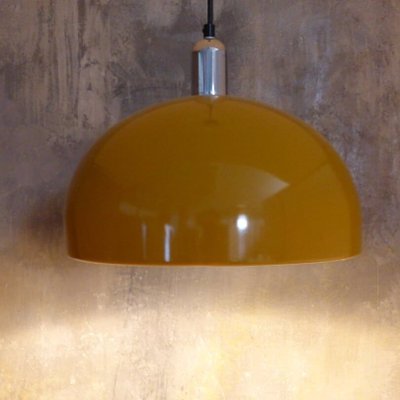 Vintage Ocher Yellow Ceiling Lamp-WK-722133