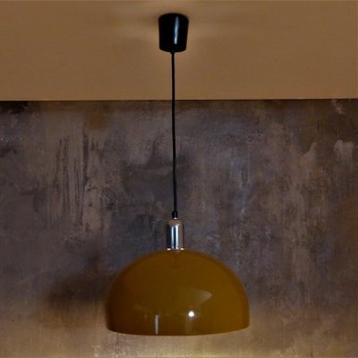 Vintage Ocher Yellow Ceiling Lamp-WK-722133