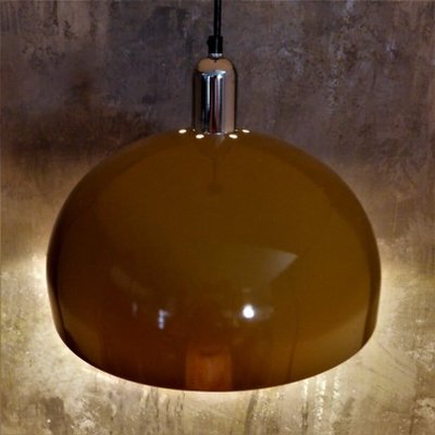 Vintage Ocher Yellow Ceiling Lamp-WK-722133