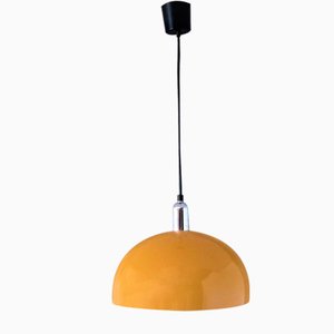 Vintage Ocher Yellow Ceiling Lamp-WK-722133