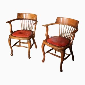 Vintage Office Chairs, Set of 2-CUP-1314038