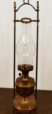 Vintage Oil Lamp with Glass-QLH-1402951