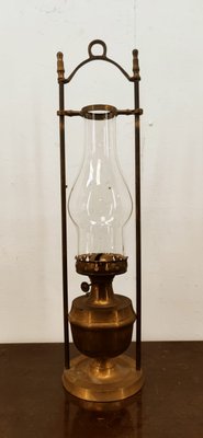 Vintage Oil Lamp with Glass-QLH-1402951