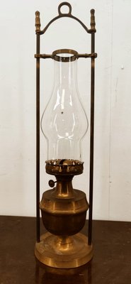 Vintage Oil Lamp with Glass-QLH-1402951