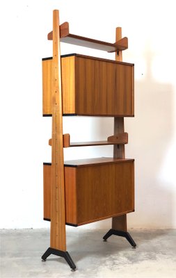 Vintage One-Bay Bookcase, Italy, 1960s-FQG-2019673