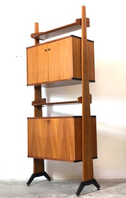 Vintage One-Bay Bookcase, Italy, 1960s-FQG-2019673