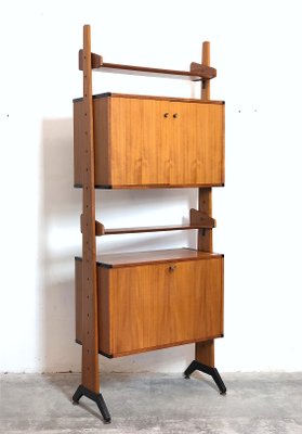 Vintage One-Bay Bookcase, Italy, 1960s-FQG-2019673