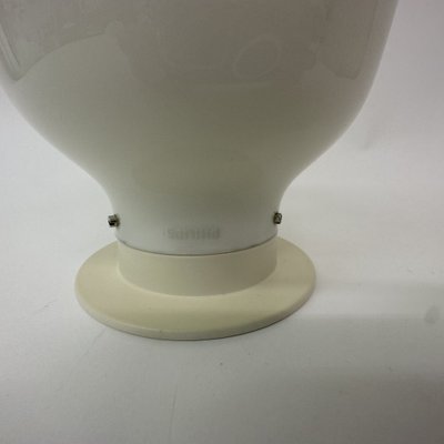 Vintage Opaline Glass Ceiling Lamp from Philips, 1950s-BGP-1654522