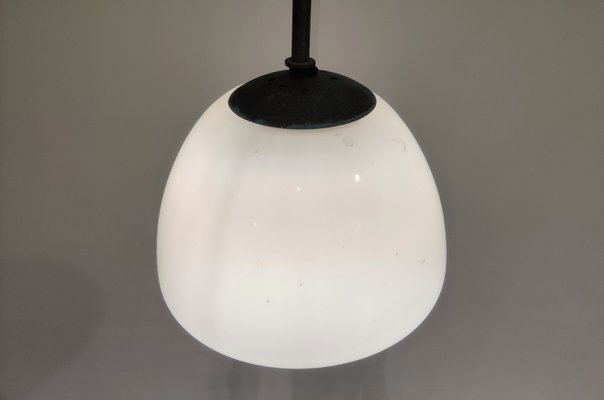 Vintage Opaline Pendant Lamp, 1930s-IRH-667340