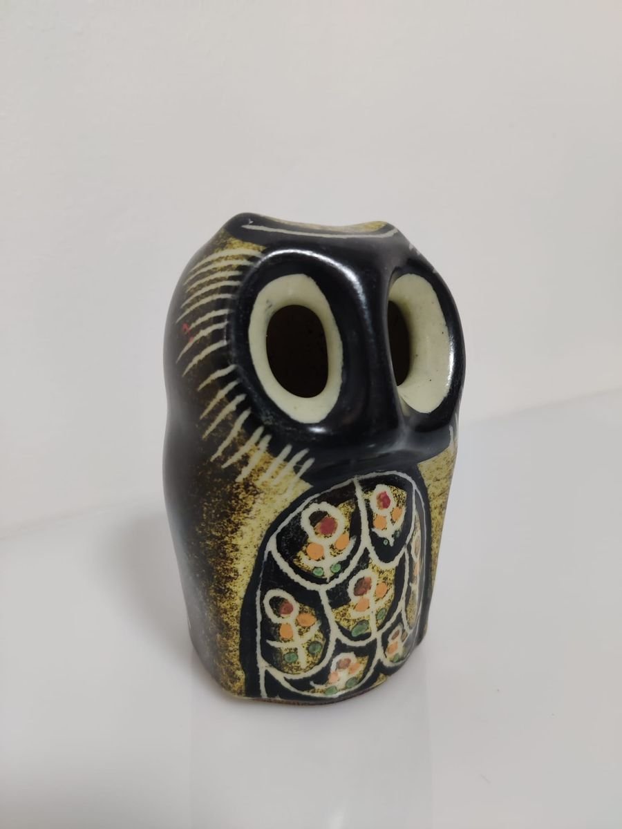 Vintage Owl Sculpture by Ricardo Nowinski