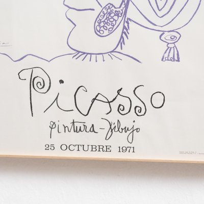 Vintage Pablo Picasso Exhibition Poster, 1971-WM-1221844